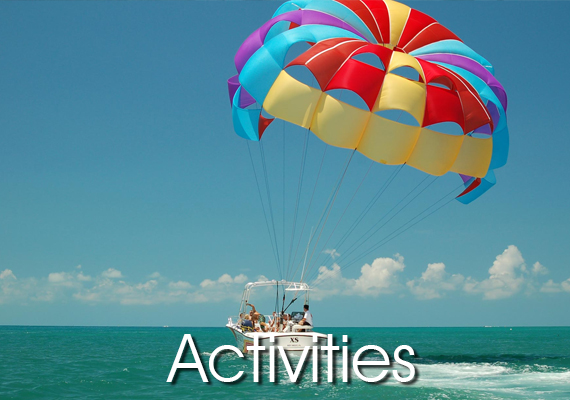 All your family members can enjoy with the watersport activities; jet ski, flyfish, parasailing banana and all others.